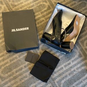Jil Sander whip stitch heel
